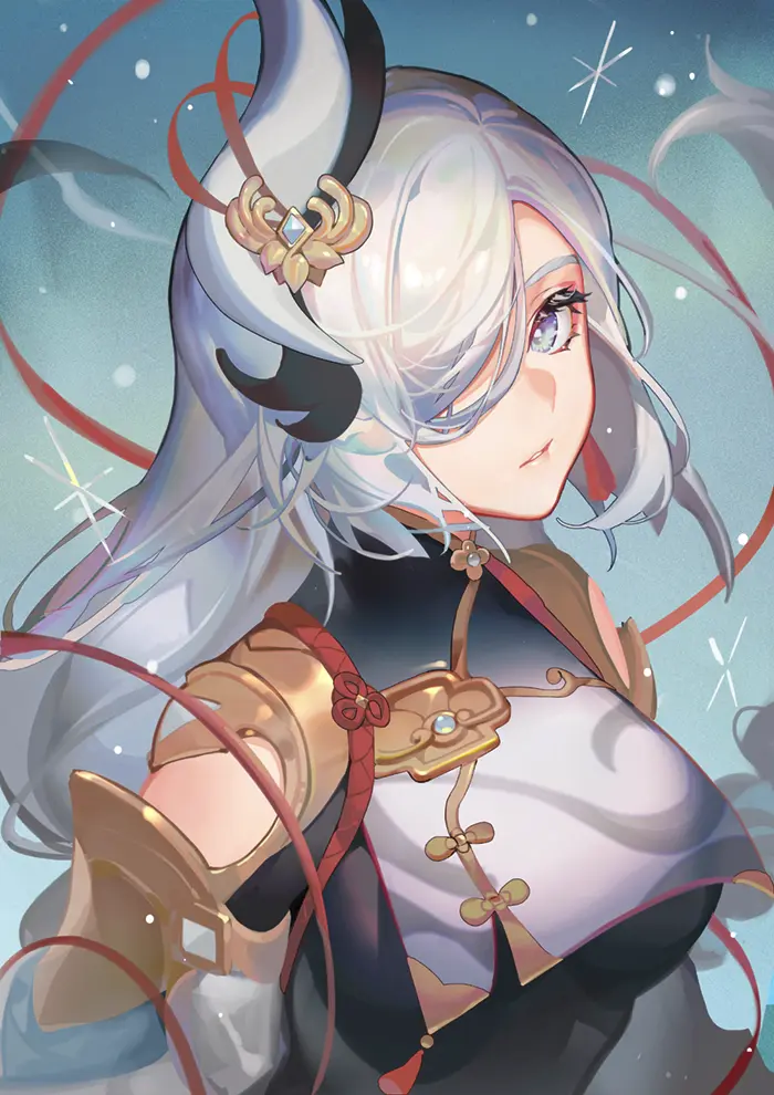 Shenhe Art by KyoMonn