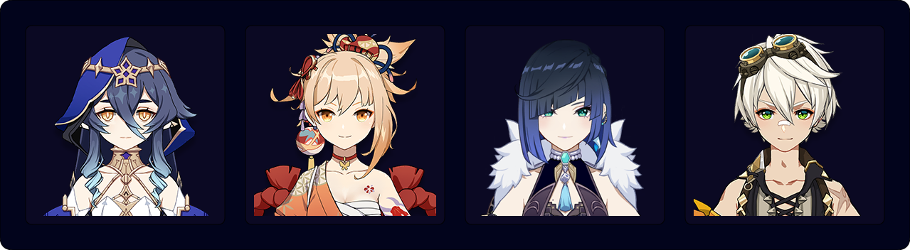 Layla | Yoimiya | Yelan | Bennett