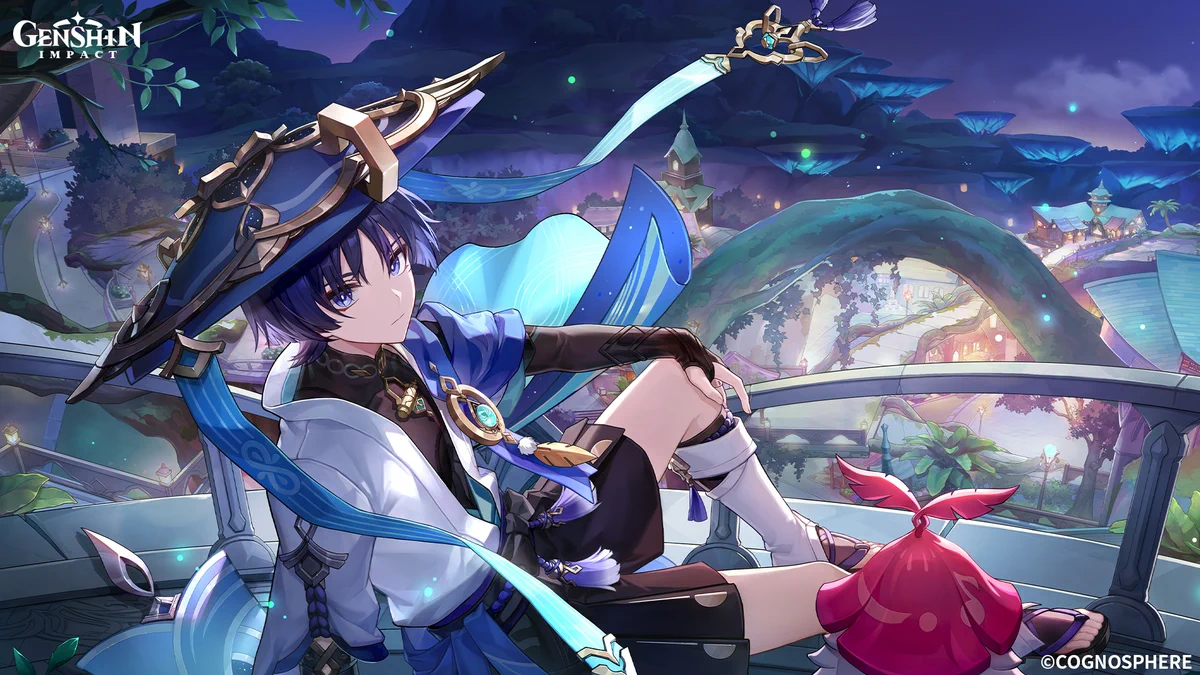 Official Wanderer Art by Genshin Impact