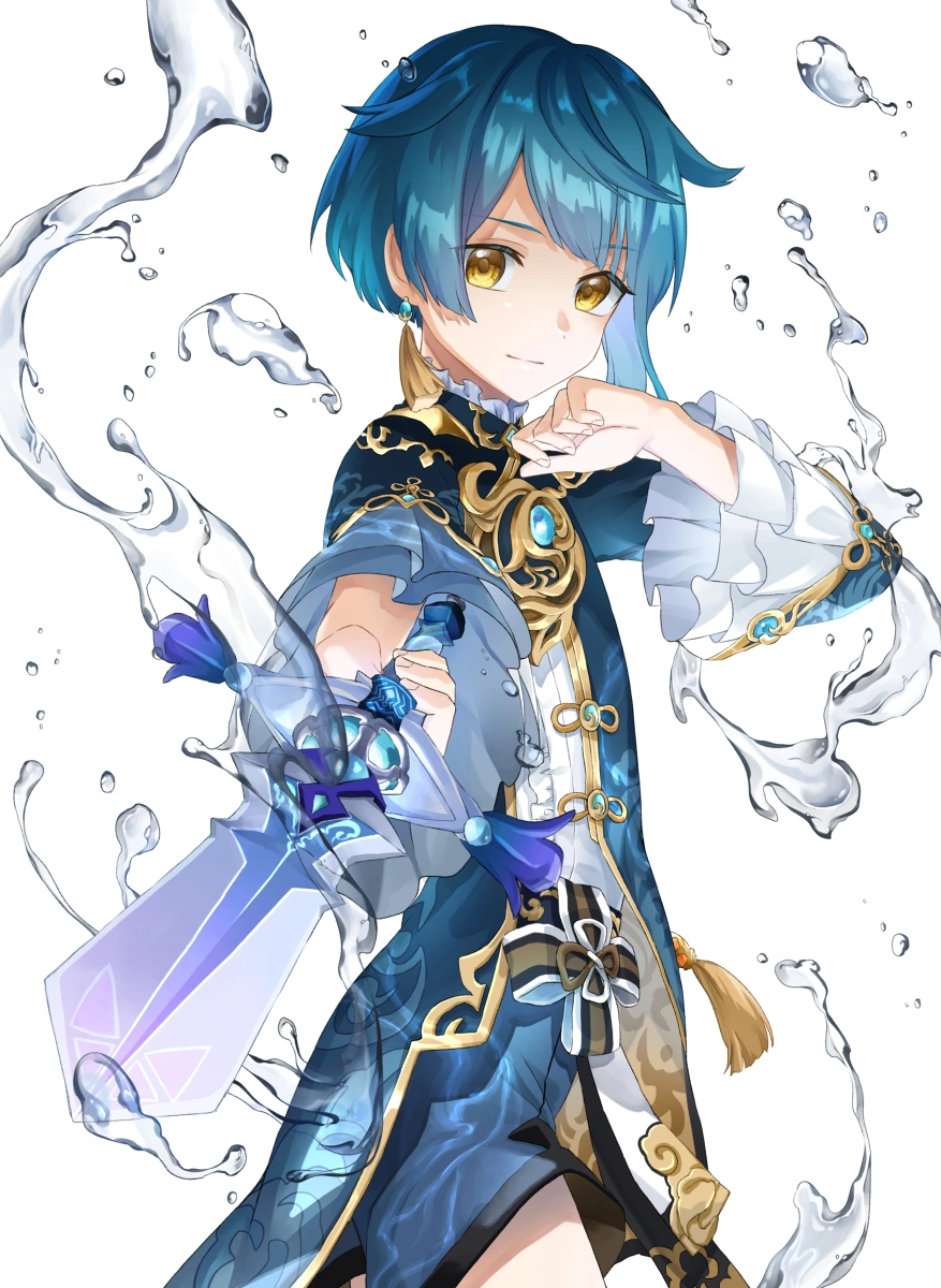 Xingqiu Art by 天谷ゆな