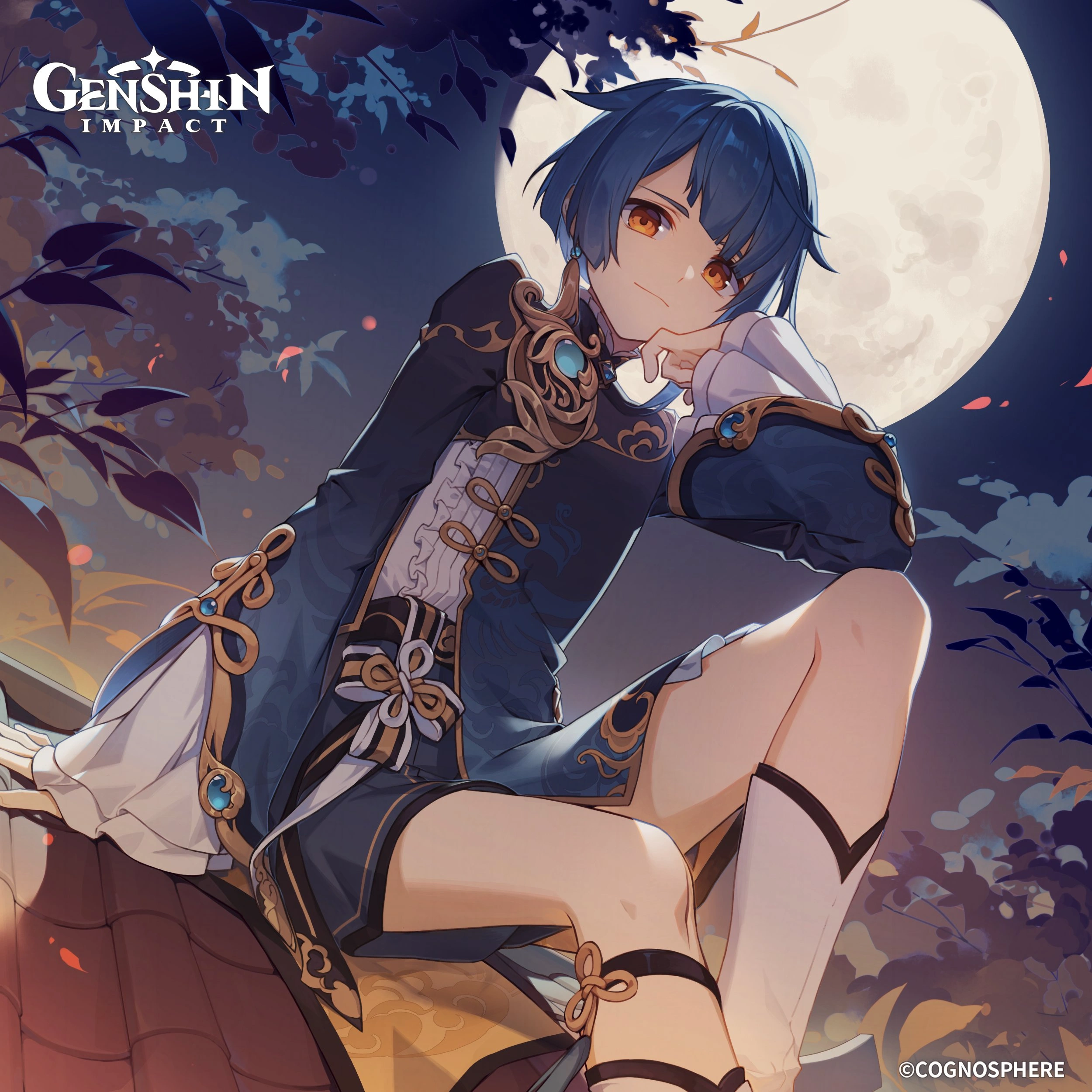 Official Xingqiu Art by HoYoverse