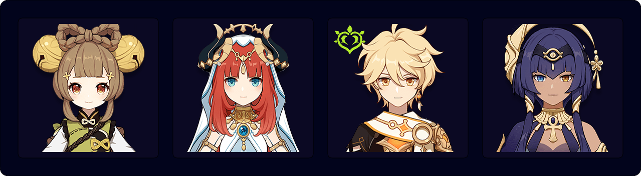 Yaoyao — Nilou — DMC — Candace