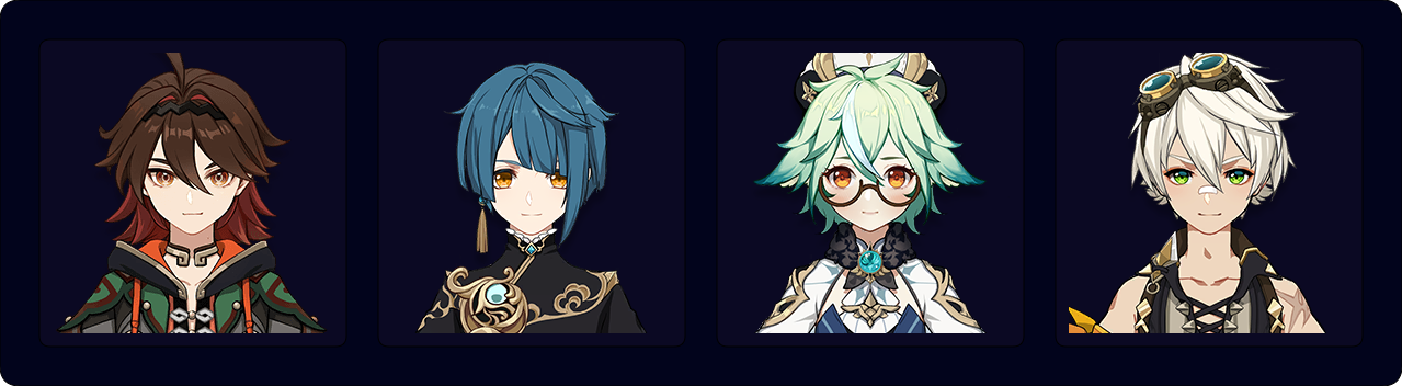 Gaming — Xingqiu — Sucrose — Bennett