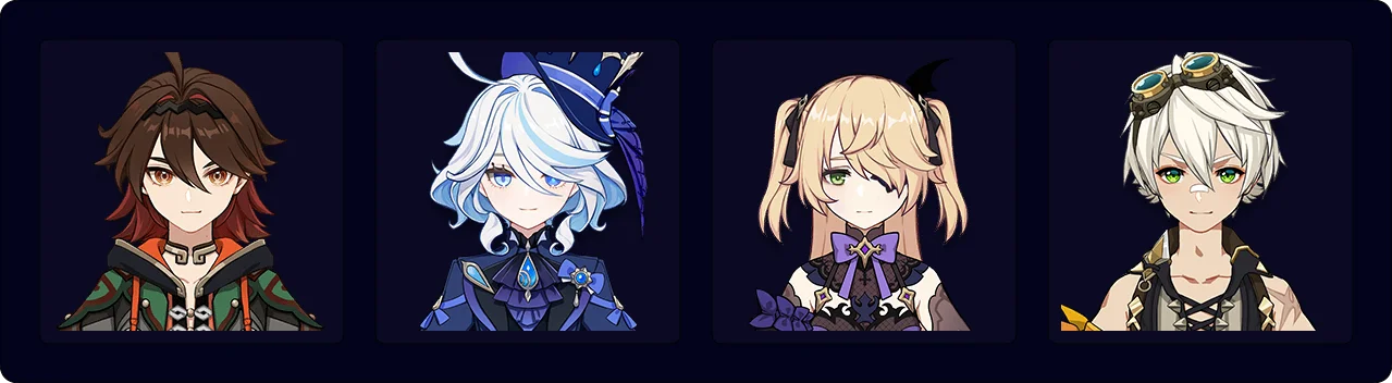 Gaming — Furina — Fischl — Bennett