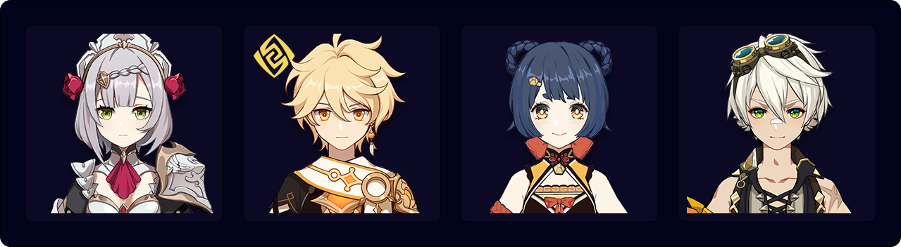 Noelle — Geo Traveler — Xiangling — Bennett