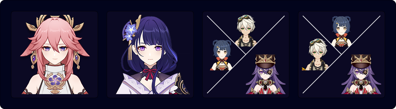 Yae Raiden Double Pyro