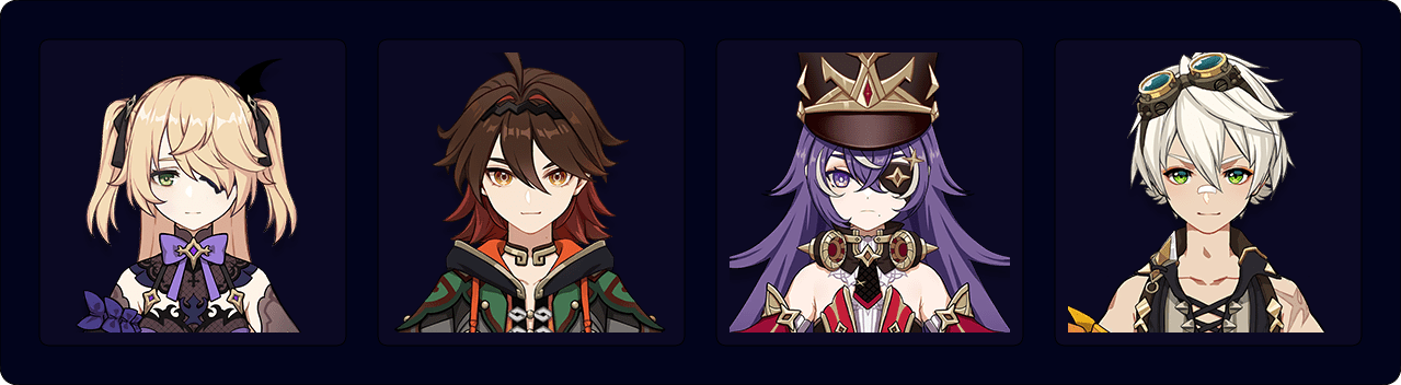 Fischl — Gaming — Chevreuse — Bennett