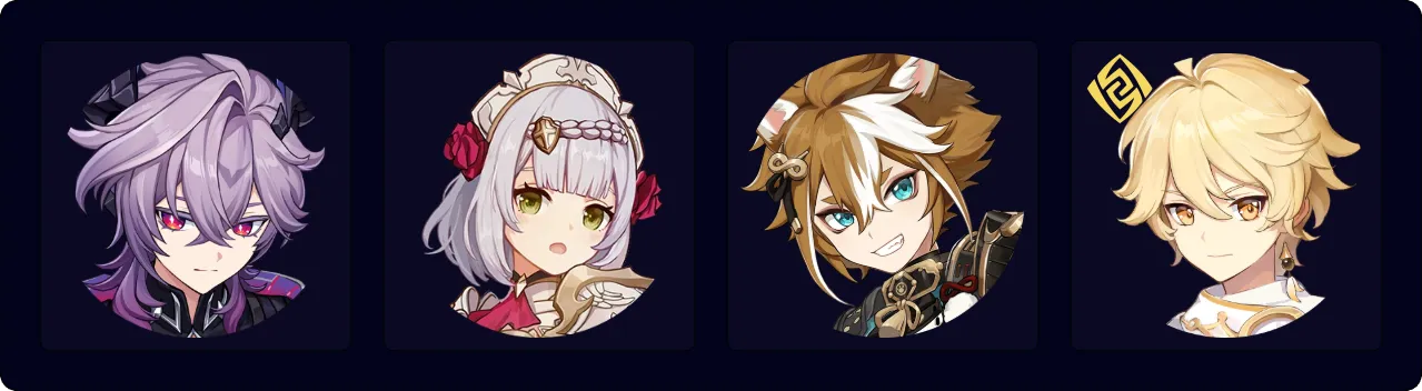 Durin — Noelle — Gorou — Geo Traveler