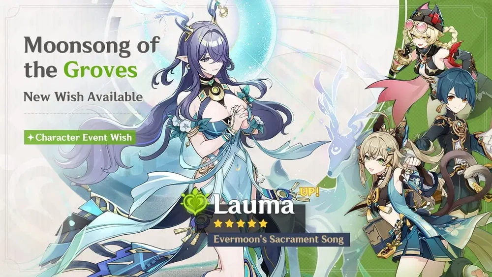 Genshin Character wish banner 1 - KQM